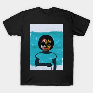 Artistic Reverie: NFT Character - FemaleMask Vincent van Gogh Edition on TeePublic T-Shirt